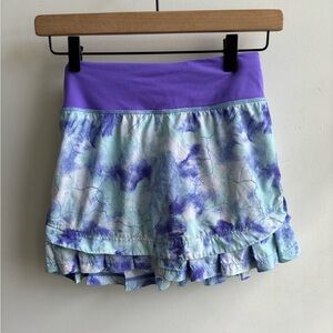 Ivivva by Lululemon Girls Athletic Skort 10 athleisure workout outdoors yoga‎